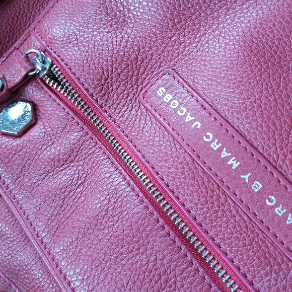 Marc by Marc Jacobs Fuchsia Leather Cross Body - Picture 6 of 7